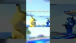 Pokemon with guns be like... #shorts