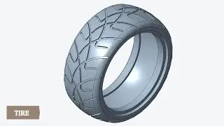Tire || Creo Parametric Tutorial
