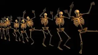 Skeletons conga for 1 hour, 8 minutes and 54 seconds.