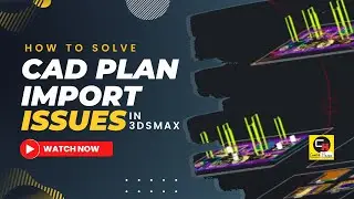 16 Solve file import issue in 3dsmax | Quick tutorial on 3dsMax | Career Hack