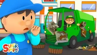 Steve's Street Sweeper Needs a Good Wash | Carl's Car Wash | Cartoons For Kids