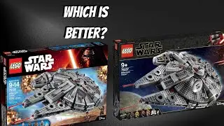 Lego Star Wars VERSUS Millennium Falcon 75257 Millennium Falcon 75105
