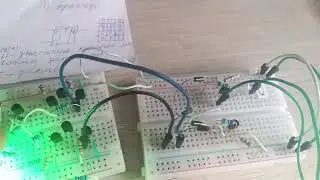 статический D - триггер на npn транзисторах