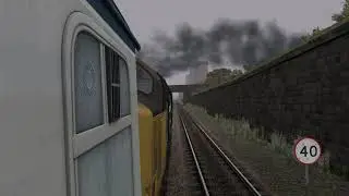 Trainsim & Armstrong Powerhouse 37404 Glasgow Queen St, With Serious Wheelslip