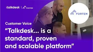 FORTEM: Using Talkdesk, we’re hitting 90 to 95% quality monitoring score!
