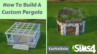 How To Build A Custom Pergola in The Sims 4 (For Beginners)
