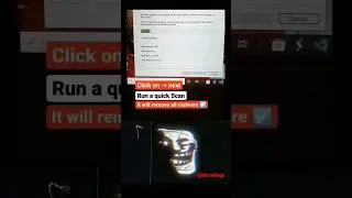 Remove Virus from pc in 2 seconds🦠 #virus #tips