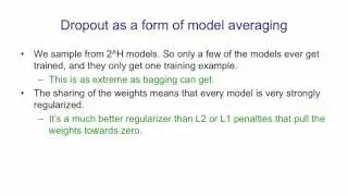 Neural Networks for Machine Learning 9 4 Dropout