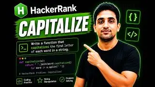 🔥 HackerRank Python Capitalize | Easy Explained (Step-by-Step)