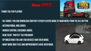 Truck simulator ultimate: How to use dlc mode in new update full tutorials | truck game