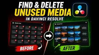 Delete UNUSED Media in DaVinci Resolve in One Minute