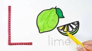 [compilation]  Learn Alphabet J~R Words with Drawing and Coloring