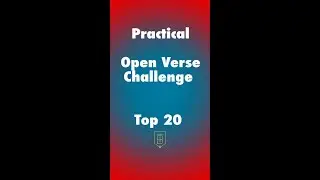 Practical Open Verse challenge Top 20