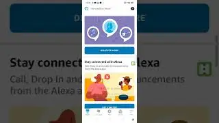 how to use Amazon Alexa application you are Android mobile phone blind uses with TalkBack