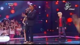Anselmo Ralph com Carolina Leite e Pedro Goulão - Não me Toca - The Voice Kids