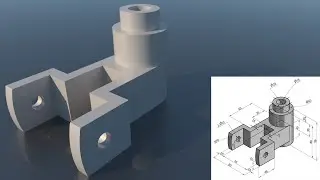 How to draw 3d model in SketchUp #7