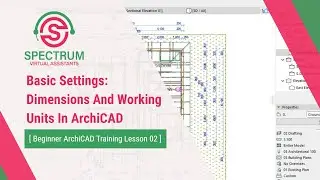 Basic Settings In ArchiCAD Tutorial For Beginners - Dimensions and Working Units