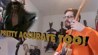 How Accurate Is The Standing NPC Guitarist in Cyberpunk 2077? Two More Songs Covered! Tabs available
