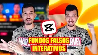 Como colocar FUNDO FALSO ANIMADO no vídeo pelo CapCut PC