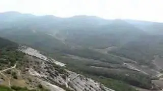 Пешерный город Мангур Кале тыльная сторона плато Крым