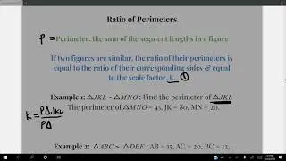 8.1 Ratio of Perimeters
