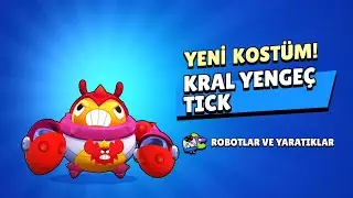 Yeni Kostüm ve 7. Seviye Yeni Savaşçı TICK🔥Brawl Stars❤️‍🔥