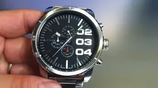 Diesel Oversized Chronograph Steel Watch DZ4209