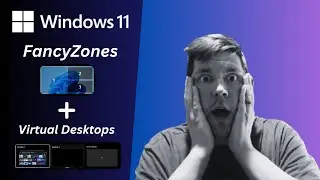 Boost Your Productivity with PowerToys FancyZones & Windows Virtual Desktops (Quick Demo!)