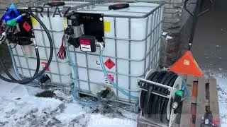 Профессиональная мобильная мини АЗС для дизеля 12V с катушкой. Сравнение, отличия.