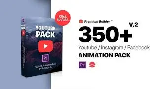 Youtube Pack / MOGRTs for Premiere & Extension Tool ▶▷ Premiere Pro Trends ◁◀