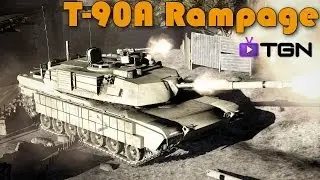 Battlefield 4 | T-90A Rampage! (5 Choppers & 5 Tanks destroyed) [PS4]