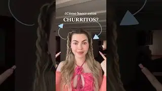Easy CHURRITOS HAIRSTYLE tutorial ✨💗
