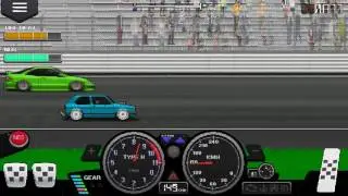 Pixel Car Racer : 1 Million Money from tournament Race !!!!