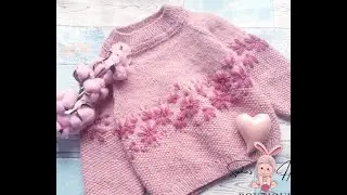 Pulover tricotat- guler cu tiv fals și raglan anatomic