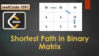 Shortest Path in Binary Matrix | BFS Approach | O(M*N) Solution