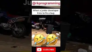 Junior developer fixing the bug 😝🔥 #shorts #ytshort #funny #developermemes