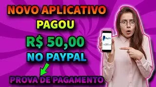 NOVO APLICATICO DE JOGOS PAGOU R$ 50,00 AGORA NO PAYPAL - COMO GANHAR DINHEIRO JOGANDO
