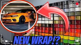 Wrapping my Hellcat Redeye‼️CRAZY THEME‼️