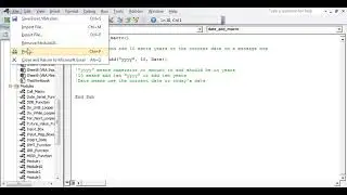 Excel VBA DateAdd to add ten extra years to the current date and display on message box