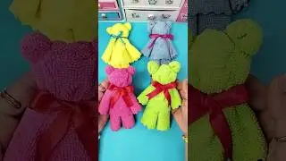 DIY Teddy Bear | Deddy Bear Making with Hanky | Towel Teddy Bear