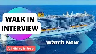 Cruise Career Walk In Interview in Mumbai
