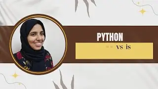 #43 Python Tutorial For Beginners||  == vs is – Understand the Difference!