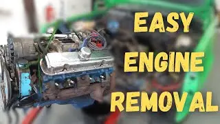 How to REMOVE AN ENGINE - Step by step guide