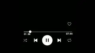 Music player template black screen video