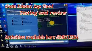 Gsm emmc isp tool | redmi 6pro Remove mi account by gsm emmc isp tool