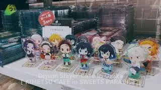 'Demon Slayer' Cafe : KIMETSU CAFÉ in SWEETS PARADISE, Osaka. Jan, 2020.