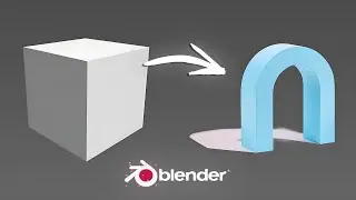 How to Make an Arch in Blender in 1 Minute!