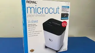 Royal Microcut Paper Shredder 14 sheet