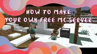 How to make your own MC server! (FREE)
