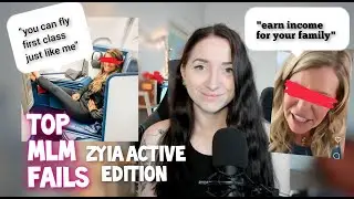 ''You can fly first class like me'' - ZYIA Active top rep+ income claims | Top MLM fails 41 